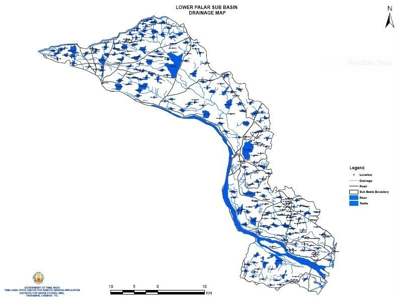 Lower Palar River Sub basin